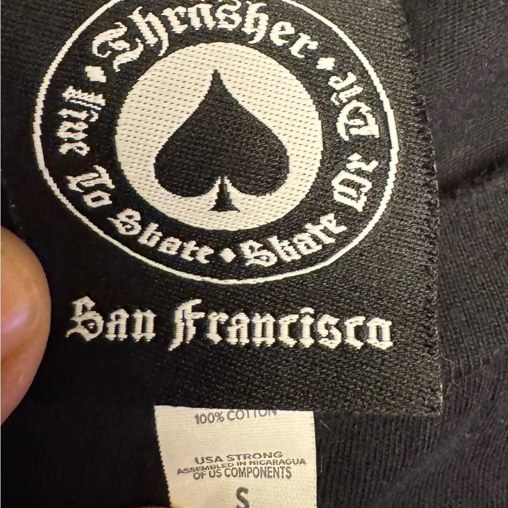 Thrasher Black Short Sleeve Tee - Picture 3 of 3